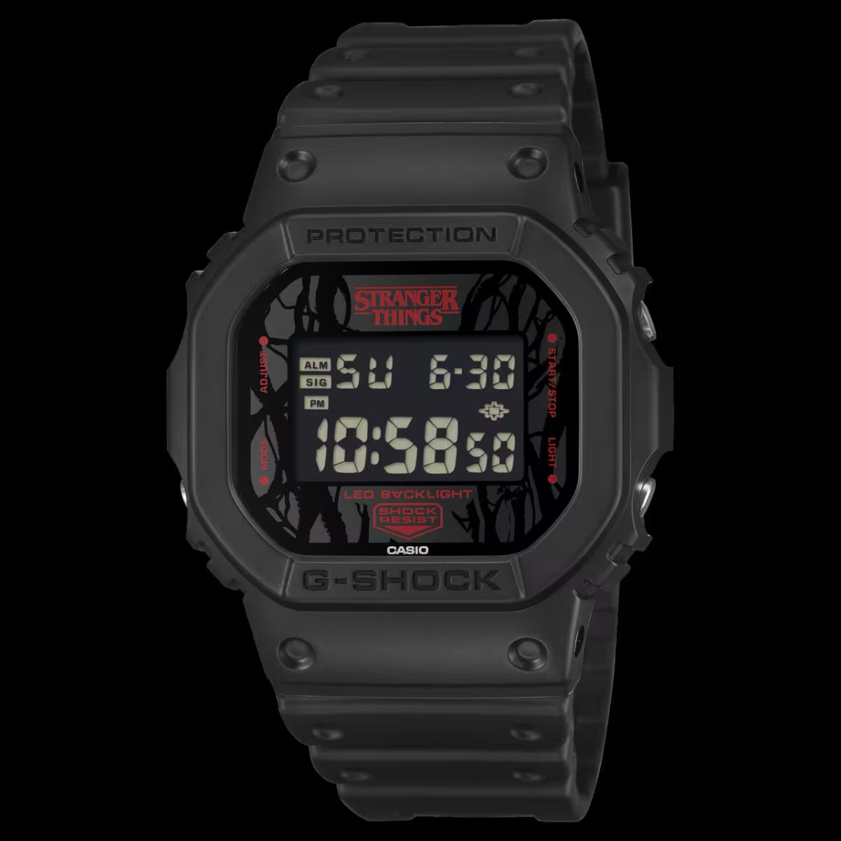 G-SHOCK x STRANGER THINGS
ORIGIN
SERIE 5600
DW-5600STT-1
