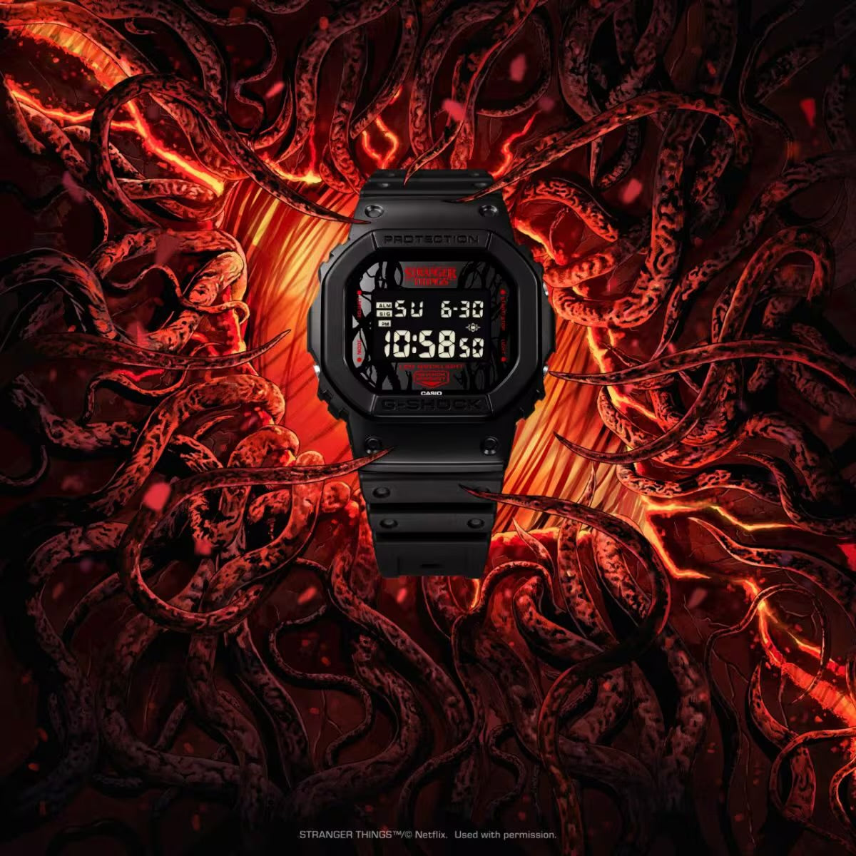 G-SHOCK x STRANGER THINGS
ORIGIN
SERIE 5600
DW-5600STT-1