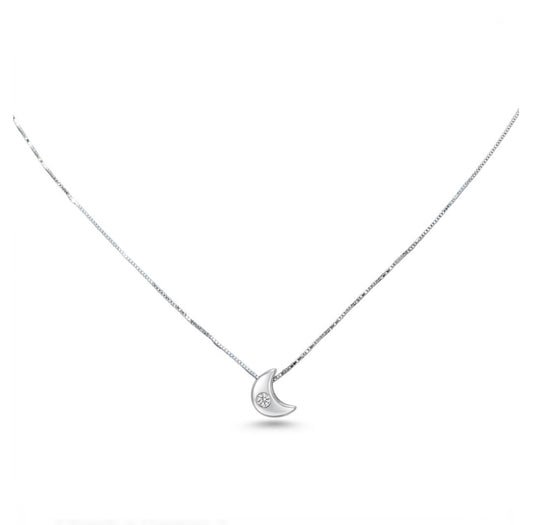 Collana punto luce luna