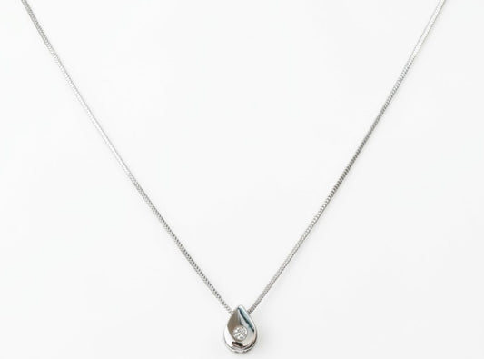 Collana punto luce goccia