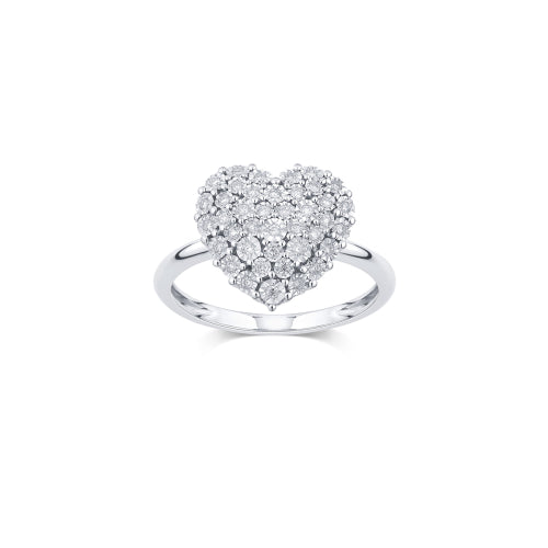 Anello Bliss Heart Diamanti