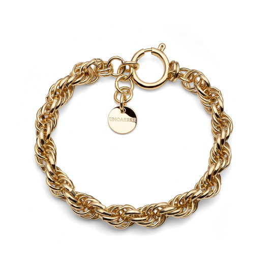 Bracciale Unoaerre Corda Dorato