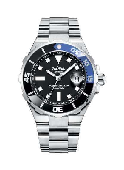 Orologio Paul Picot Yachtman Club Automatico 43mm - Blu/Nero