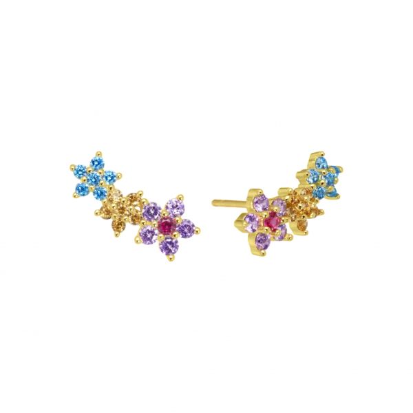 Orecchini Fiori Multicolor