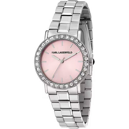 OROLOGIO KARL LAGERFELD CRYSTALS PINK