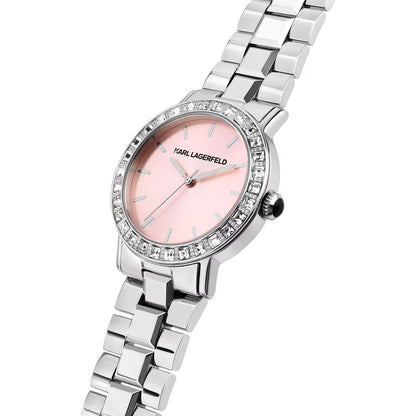 OROLOGIO KARL LAGERFELD CRYSTALS PINK