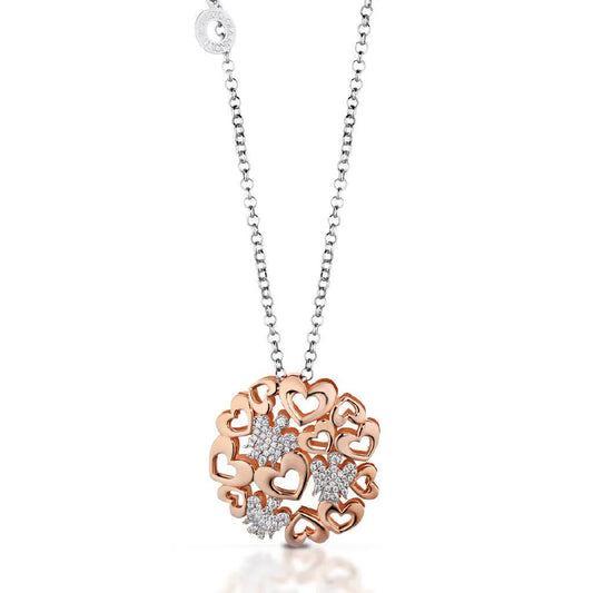 Collana Roberto Giannotti con Angeli e Cuori in Argento