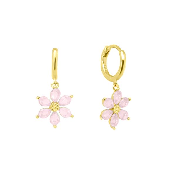 Orecchini Cerchietto Fiore di Primavera