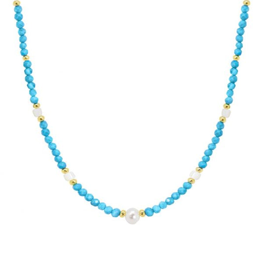 Collana Turchese e Madreperla